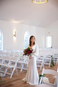 The Bains brides first look