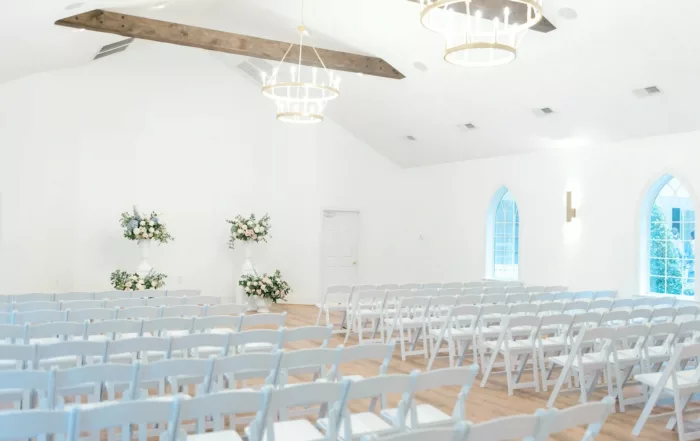The Hughes indoor ceremony space | wedding chapel huntsville al